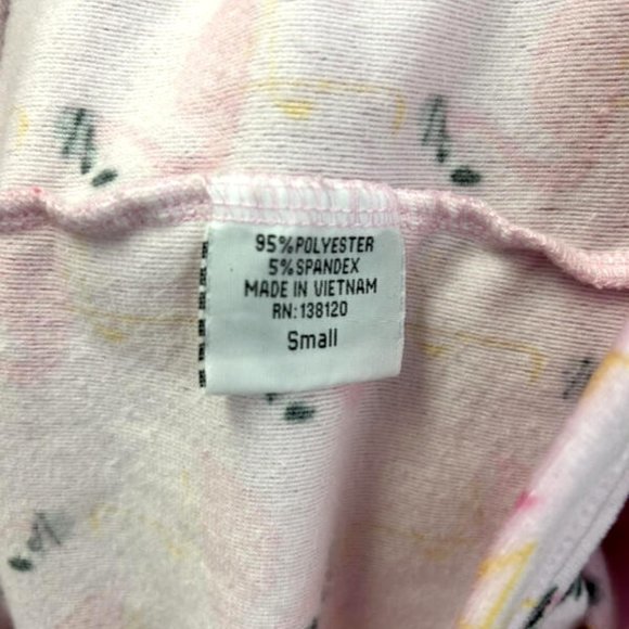 Frankie & Johnny S Pink Flamingo Velour Pajama Set Soft Shirt Jogger Pants - Picture 8 of 8